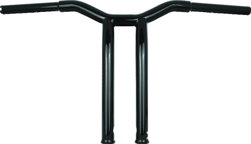 Burly Brand Dominator Raked Bar 14in - Gloss Black
