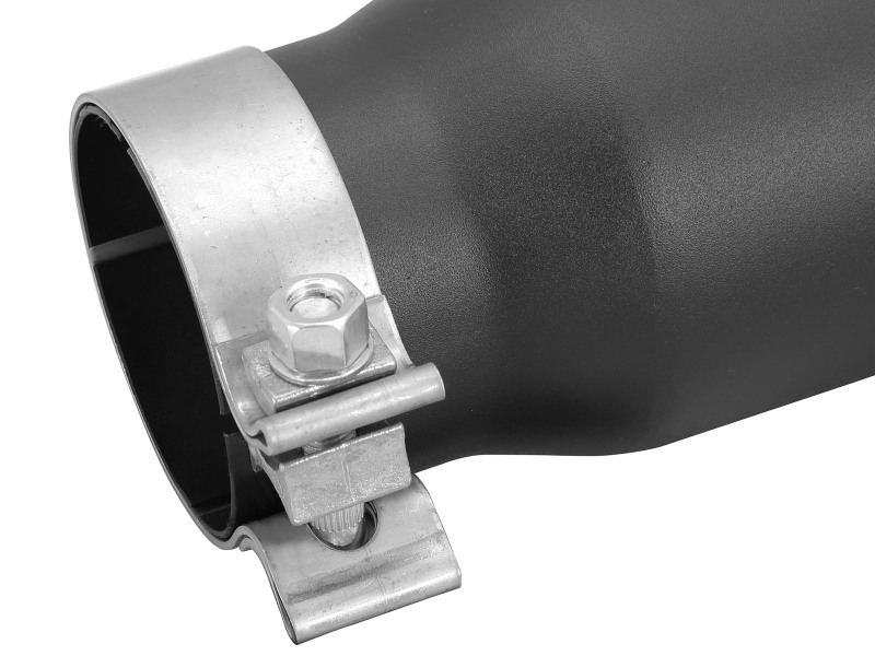 aFe MACH Force XP 3in Inlet x 4in Outlet x 9in Length Clamp-On Black Tip thumbnail 8