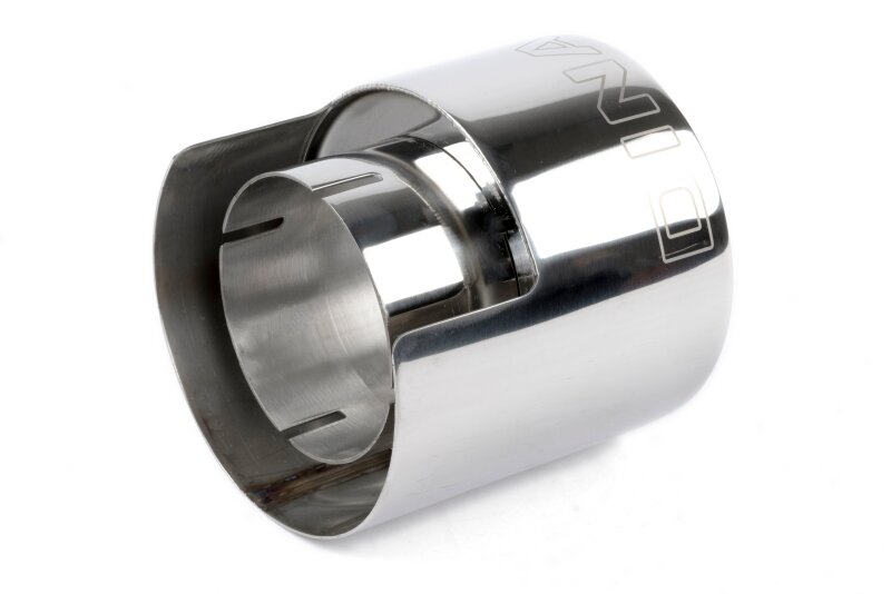 Dinan Double-Walled 4.5in Clamp-On Exhaust Tip - Polished - 4.5in Outlet / 3in Inlet thumbnail 2