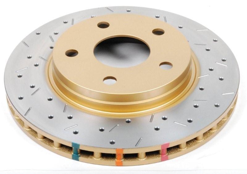 DBA HD Series 4000XS Brake Rotors DBA42536XS Disc Rotor, Cross-Drilled, Slotted, 4000 XS Series, Uni-Directional, Jeep, Front, Each thumbnail 5