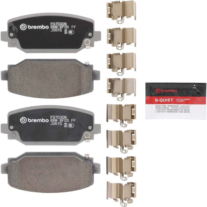 Brembo OE 22-23 Jeep Grand Cherokee/21-23 Grand Cherokee L PRIME Ceramic Brake Pad - Rear thumbnail 2