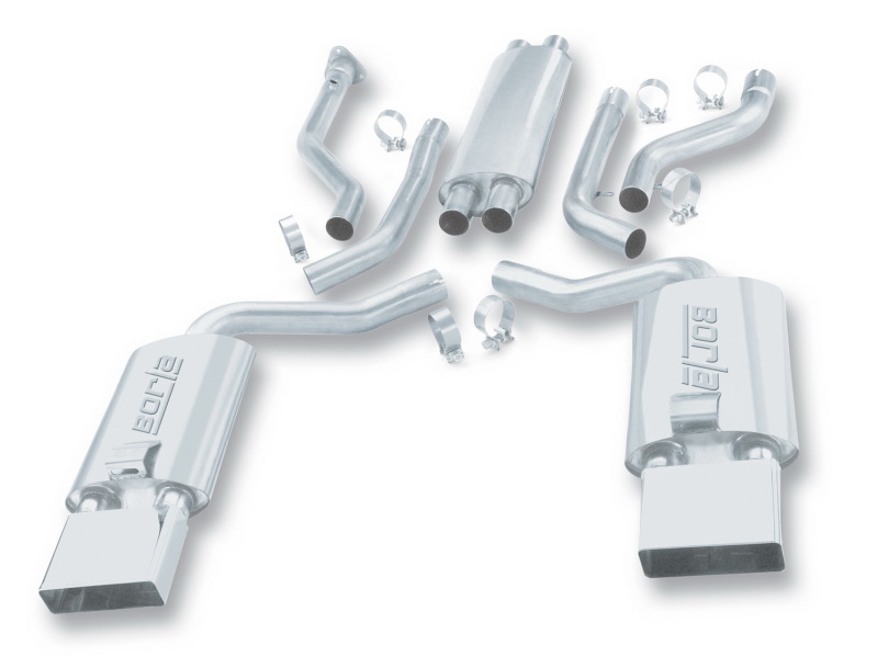 Borla 92-96 Chevrolet Corvette Hatchback/Conv 5.7L 8cyl 4/6 Spd Touring SS Catback Exhaust thumbnail 4