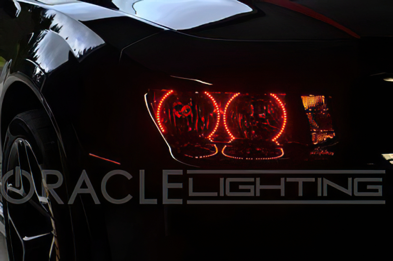 Oracle Chevy Camaro Non-RS 14-15 Dual Halo Kit Round Style - ColorSHIFT w/o Controller
