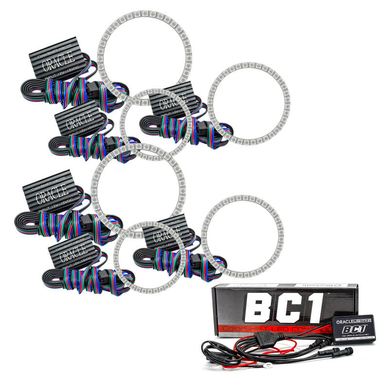 Oracle Chevy Corvette C6 05-13 Halo Kit - Triple - ColorSHIFT w/ BC1 Controller thumbnail 2