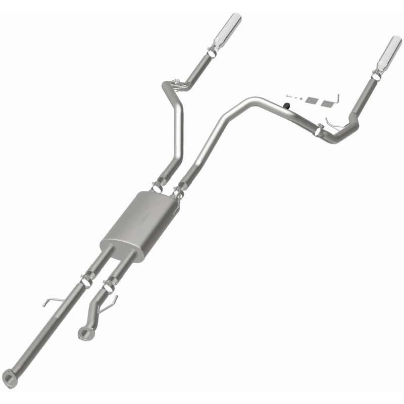 MagnaFlow 14 Toyota Tundra V8 4.6L/5.7L Stainless Cat Back Exhaust Dual Split Rear Exit thumbnail 4