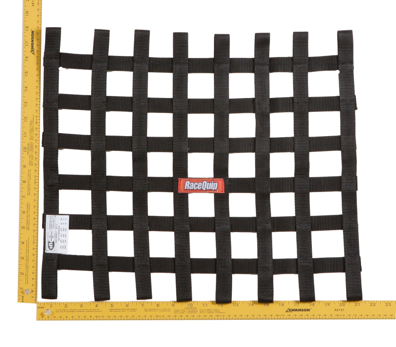 RaceQuip Black 18 X 21 SFI Ribbon Net thumbnail 2
