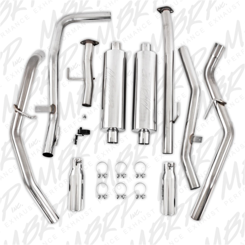 MBRP 2009-2010 Toyota Tundra 5.7L EC-Std. & SB/CC-SB Cat Back Dual Split Rear thumbnail 4