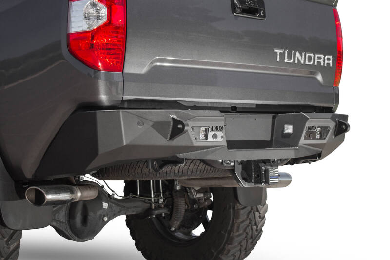 Addictive Desert Designs 2014+ Toyota Tundra Stealth Fighter Rear Bumper w/ Backup Sensor Cutouts thumbnail 7