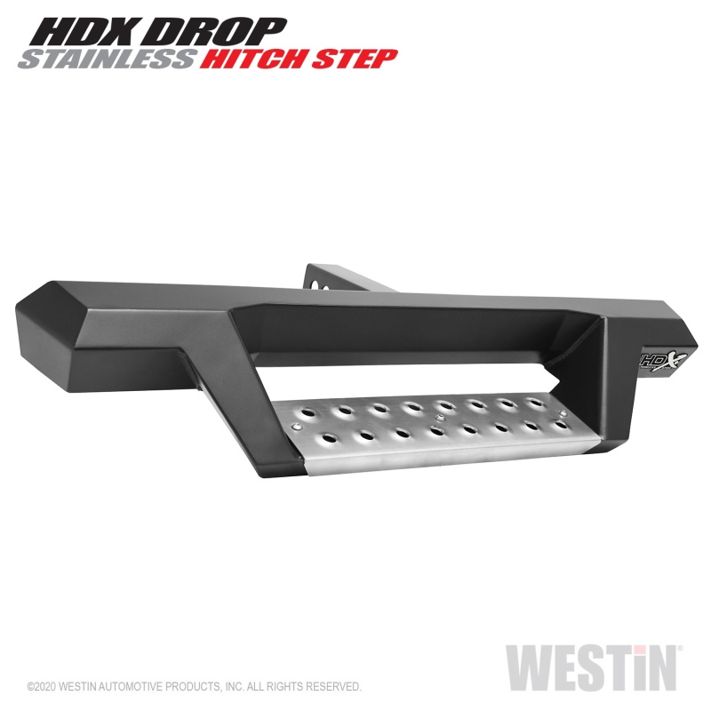 Westin HDX Stainless Drop Hitch Step 34in Step 2in Receiver - Textured Black thumbnail 7
