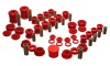 Energy Suspension 95-99 Mitsubishi Eclipse FWD/AWD Red Hyper-flex Master Bushing Set thumbnail 8