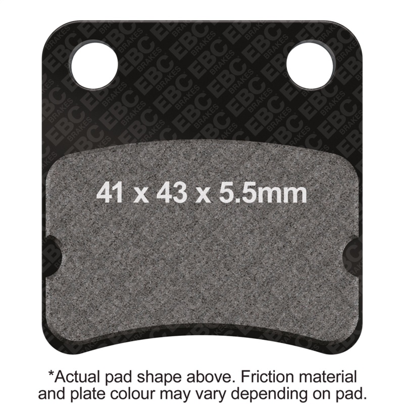EBC 02-06 Honda FSC 600 Silverwing Parking Brake Pad Front Left FA-SFA-X Brake Pads
