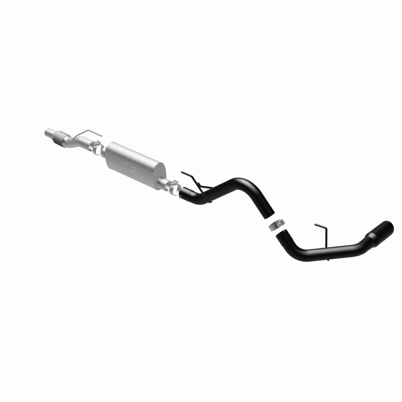 MagnaFlow SYS Cat-Back 11-14 Ford F-150 3.5L V6 EcoBoost 3in Black Single Side Exit Rear 3 Tip thumbnail 6