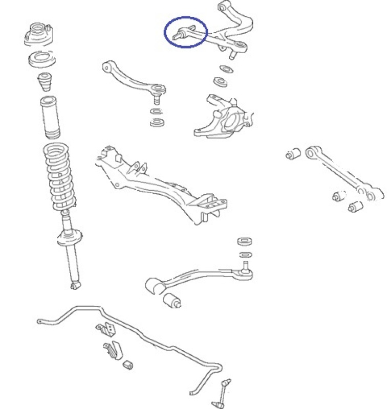 SuperPro 2003 Mitsubishi Lancer Evolution Rear Upper Inner Control Arm Bushing Kit thumbnail 6