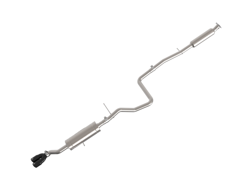 aFe Takeda Series 2 1/2in 304 SS Cat-Back 14-19 Ford Fiesta L4-1.6L w/Black Tip thumbnail 6