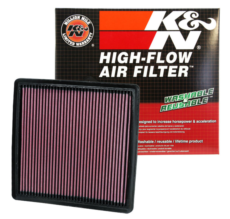K&N 09-13 Ford F150 / 08-13 F250/F350/450/550 SD / 10-13 F150 SVT Raptor Drop In Air Filter thumbnail 9