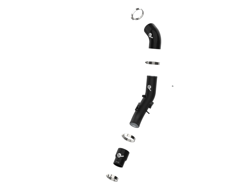 BladeRunner 2-1/2 IN Aluminum Cold Charge Pipe Black