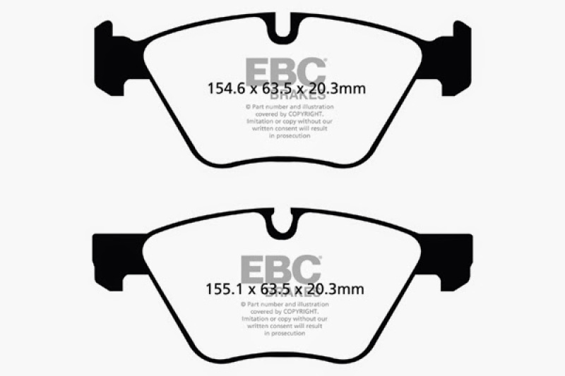 EBC S4 Brake Pad and Rotor Kit (1x ebcDP31493C, 1x ebcUSR1512) thumbnail 9