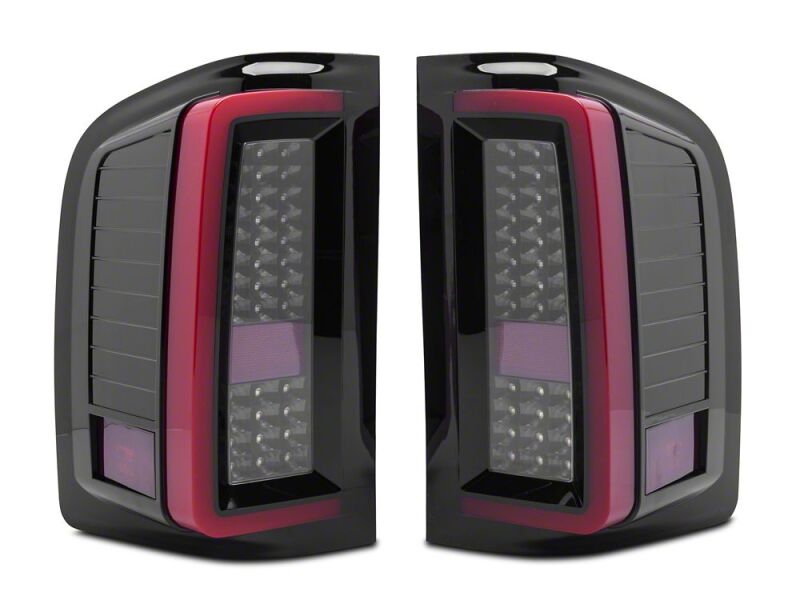 Raxiom 07-13 Chevrolet Silverado 1500 G2 LED Tail Lights- Black Housing- Smoked Lens thumbnail 2