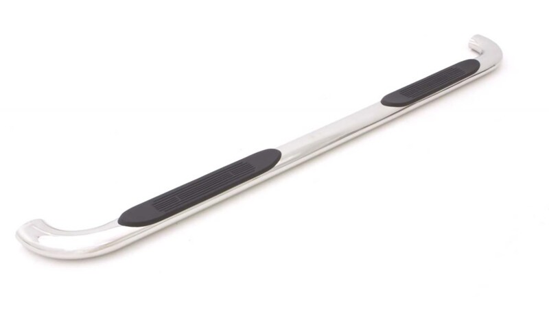 Lund 2019 Chevy Silverado 1500 Crew Cab 4in. Oval Curved SS Nerf Bars - Polished thumbnail 6