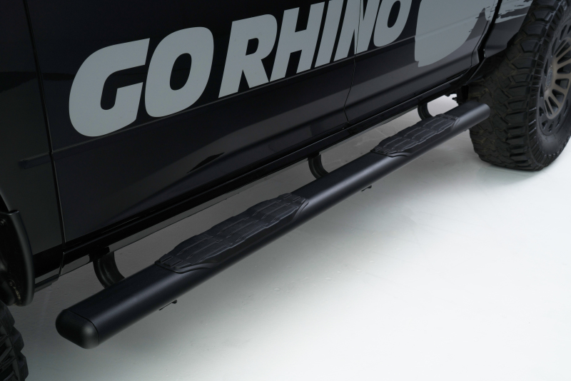 Go Rhino 18-20 Jeep Wrangler JLU 1000 Series Side Steps - Tex Blk thumbnail 2