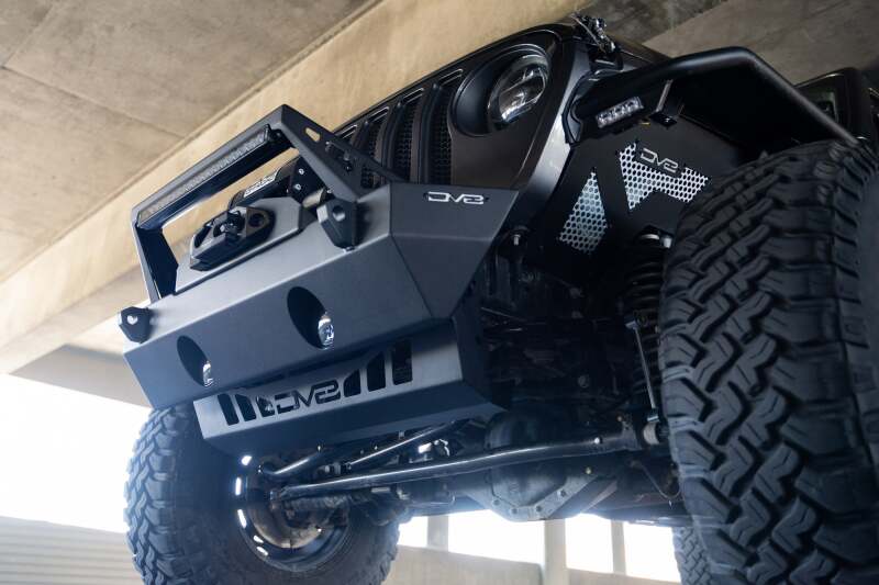 DV8 Offroad 18-23 Jeep Wrangler JL/JT Front Bumper Sway-Bar Disconnect Motor Skid Plate thumbnail 7