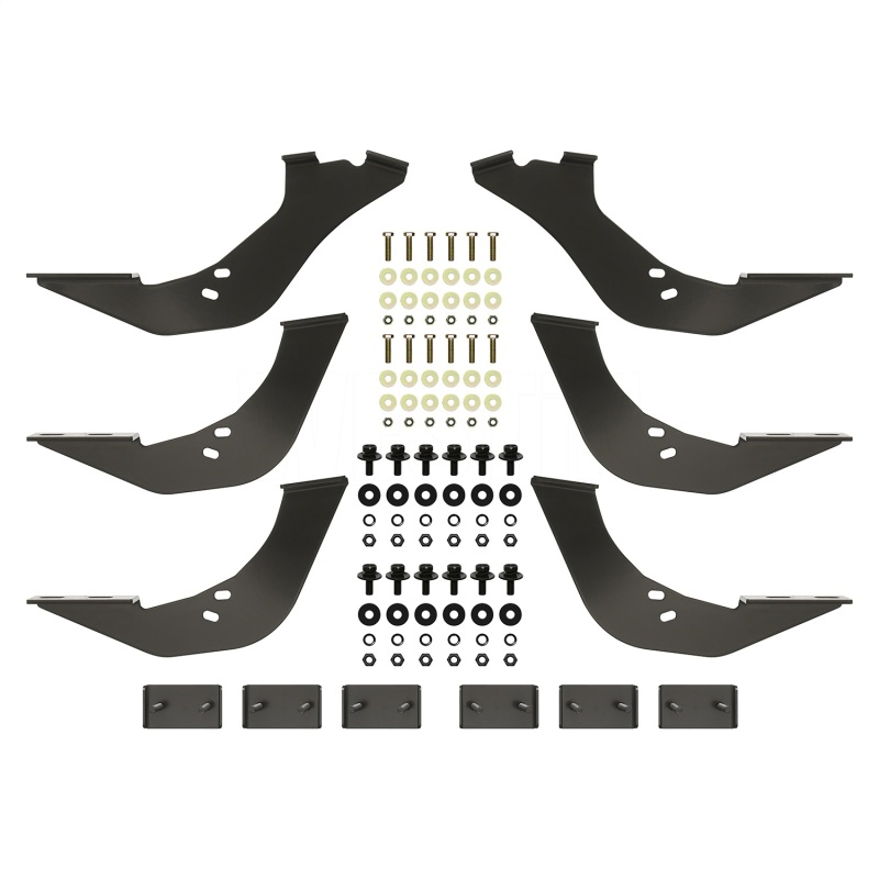 Westin 99-16 Ford F-250/350/450/550HD Reg/Supr Cab/Crew Premier Oval Nerf Step Bar Mount Kit - Blk thumbnail 3