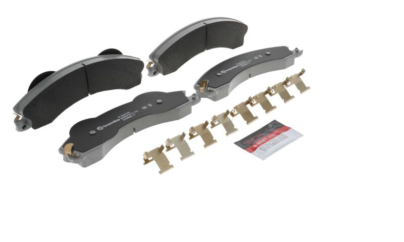 Brembo 09-17 Chevrolet Silverado 2500 HD/GMC Sierra 2500 HD/Silverado 3500 HD Front NAO Brake Pad thumbnail 6