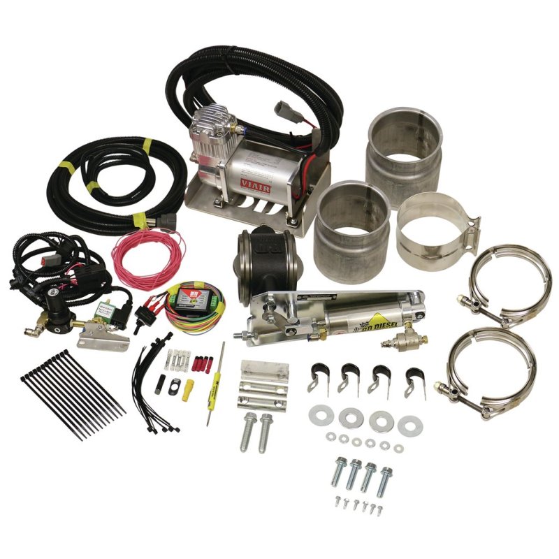 BD Diesel Exhaust Brake - Universal 5.0in c/w Air Compressor thumbnail 2