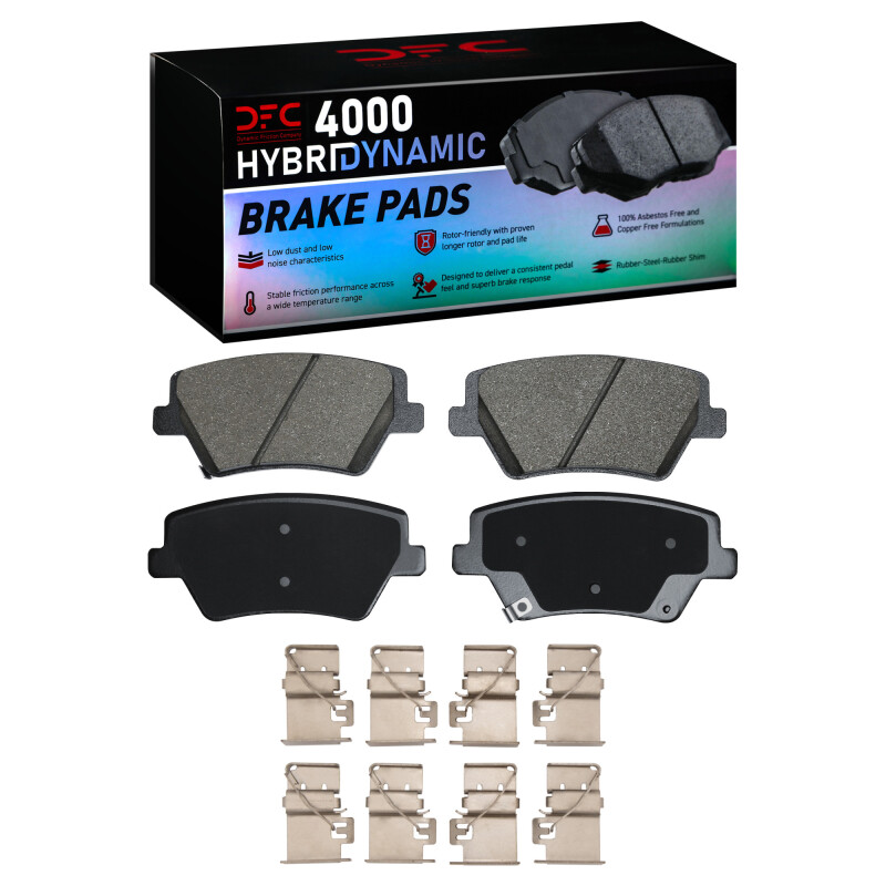 DFC 21-25 Genesis GV80 Rear 4000 HybriDynamic Brake Pads and Hardware Kit thumbnail 4