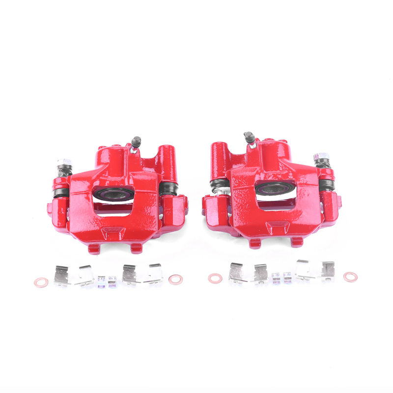 Power Stop 00-01 Lexus ES300 Rear Red Calipers w/Brackets - Pair thumbnail 2