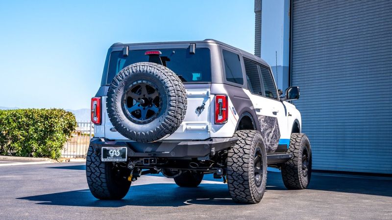 Borla 21-22 Ford Bronco 2.7L V6 4WD Touring Axle Back Exhaust w/ Black Coated Tips thumbnail 3