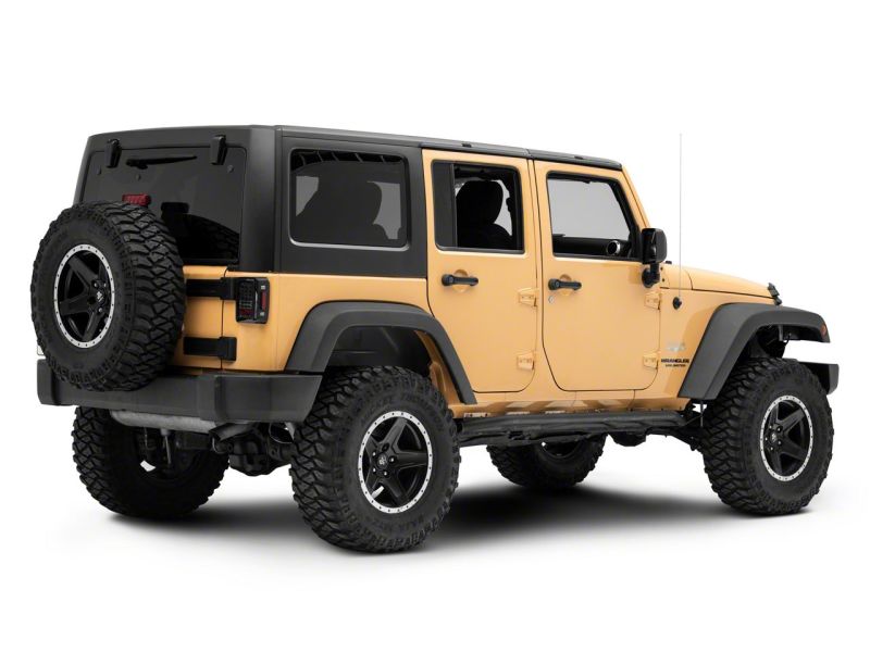 Raxiom 07-18 Jeep Wrangler JK Axial Series LED Tail Lights- Black Housing (Clear Lens) thumbnail 2
