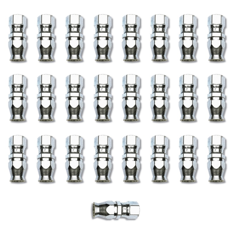 Russell Performance -6 AN Endura PowerFlex Power Steering Straight Hose Ends (25 pcs.)
