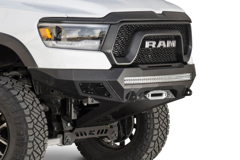 Addictive Desert Designs 2019 Ram Rebel 1500 Stealth Fighter Fr Bumper w/Winch&Parking Sensor Mounts thumbnail 8
