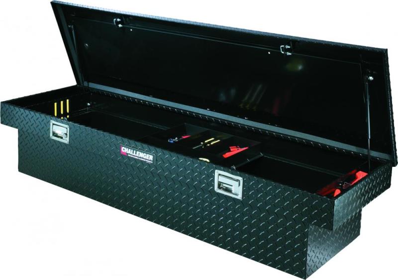 Lund 67-99 Chevy CK Challenger Tool Box - Black thumbnail 2