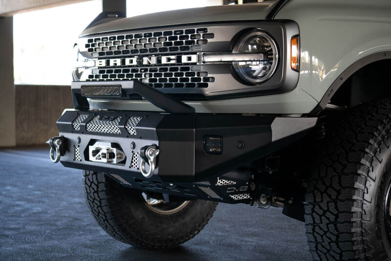 DV8 Offroad Bull Bar Add-On For DV8 Ford Bronco Bumpers - Fits 13in Elite Series Light Bar thumbnail 4