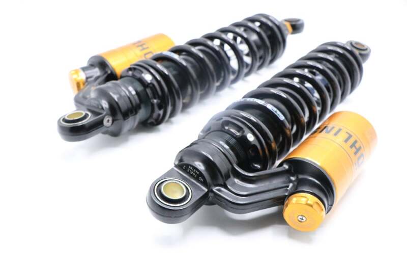 Ohlins 91-17 Harley-Davidson Dyna FXD STX 36 Blackline Shock Absorber w/ Gold Accents thumbnail 4