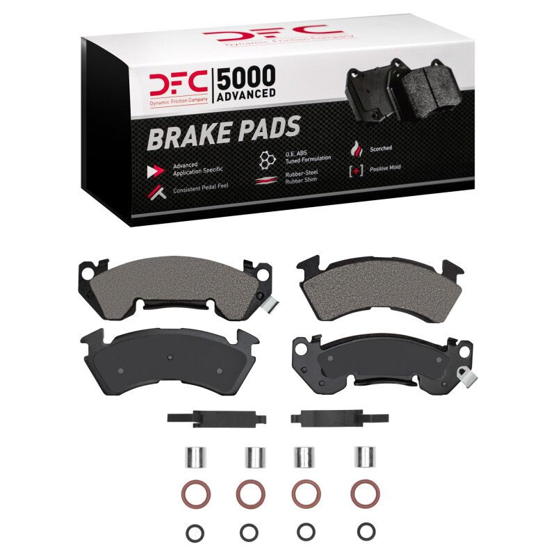 DFC 5000 Advanced Pads - Semi-Metallic and Hardware Kit