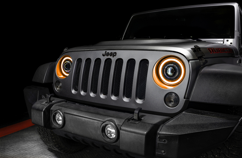 ORACLE Lighting 0718 Jeep Wrangler JK Oculus 7in Switchback Bi-LED Projector Headlights thumbnail 5