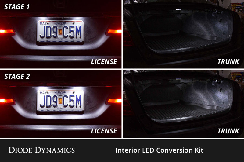 Diode Dynamics 16-23 Nissan Maxima Interior LED Kit Cool White Stage 2 thumbnail 4