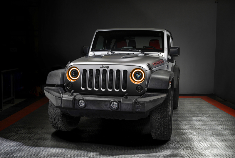 ORACLE Lighting 0718 Jeep Wrangler JK Oculus 7in Switchback Bi-LED Projector Headlights thumbnail 3