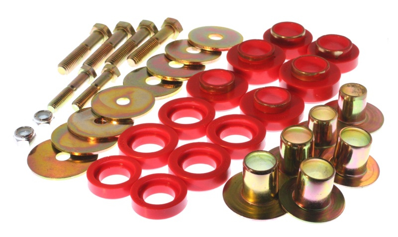 Energy Suspension 67-81 Camaro / 68-74 Nova/Chevy II / 67-75 Firebird/Trans AM Red Body(subframe) Mo thumbnail 4