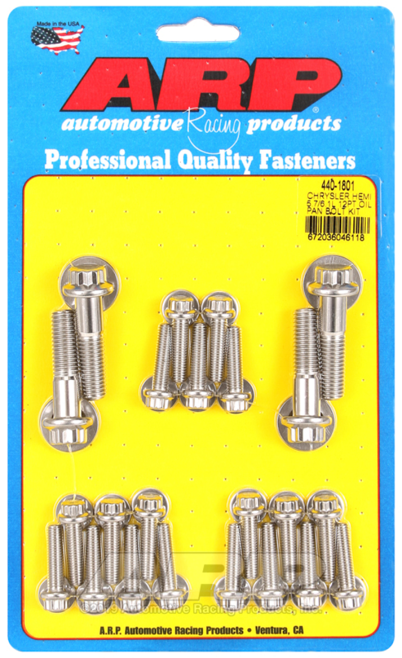 ARP Oil Pan Bolt Kits