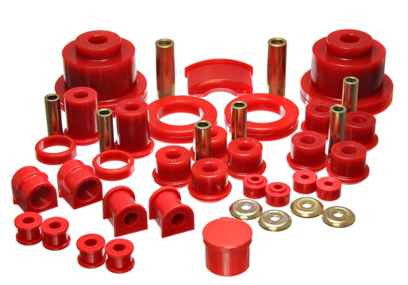 Energy Suspension 04 Pontiac GTO Red Hyper-flex Master Bushing Set thumbnail 4