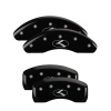 MGP 4 Caliper Covers Engraved Front & Rear Circle K/Kia Black finish silver ch thumbnail 8