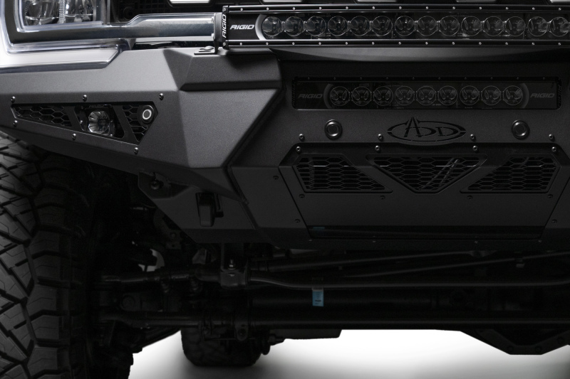 Addictive Desert Designs 2023+ Ford Super Duty HoneyBadger Front Bumper w/ Top Hoop