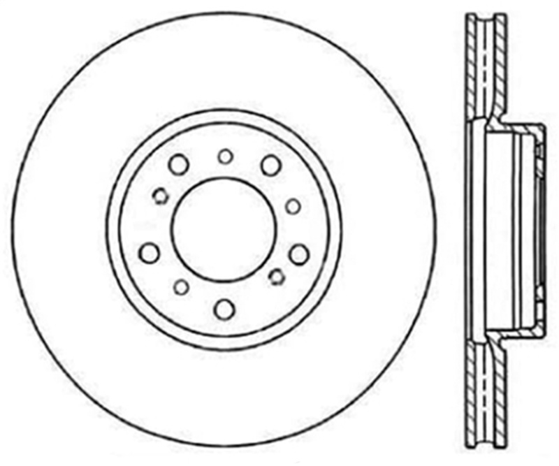 StopTech Slotted & Drilled Sport Brake Rotor thumbnail 2