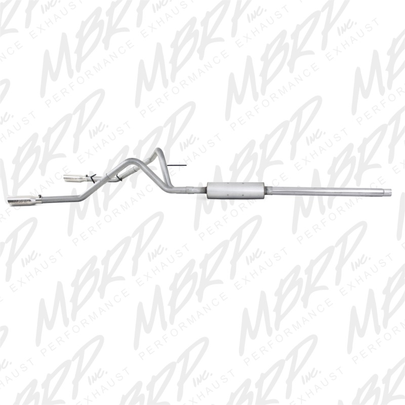 MBRP 2004-2008 Ford F150 4.6/5.4L EC/CC-SB Cat Back Dual Split Side thumbnail 7