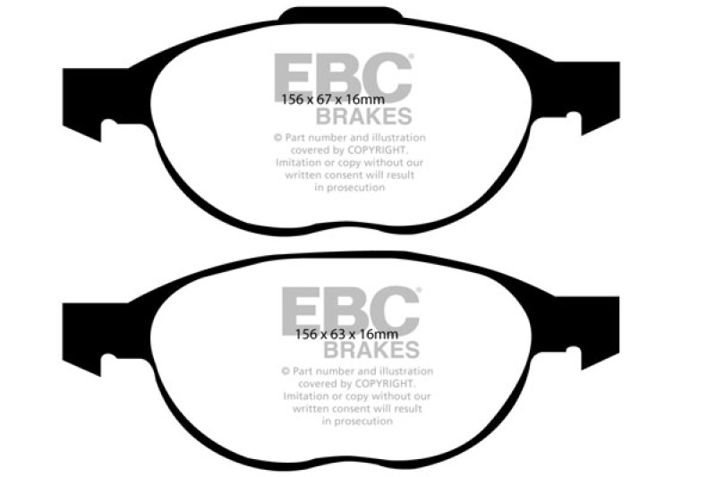 EBC S2 Brake Pad and Rotor Kit (1x ebcDP21524, 1x ebcUSR1308) thumbnail 8