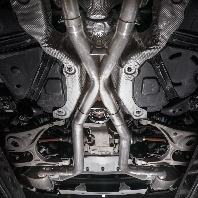 Stainless Works 11-20 Jeep Grand Cherokee 5.7L 3in Redline Catback Exhaust w/X-Pipe (Uses OEM Tips) thumbnail 4